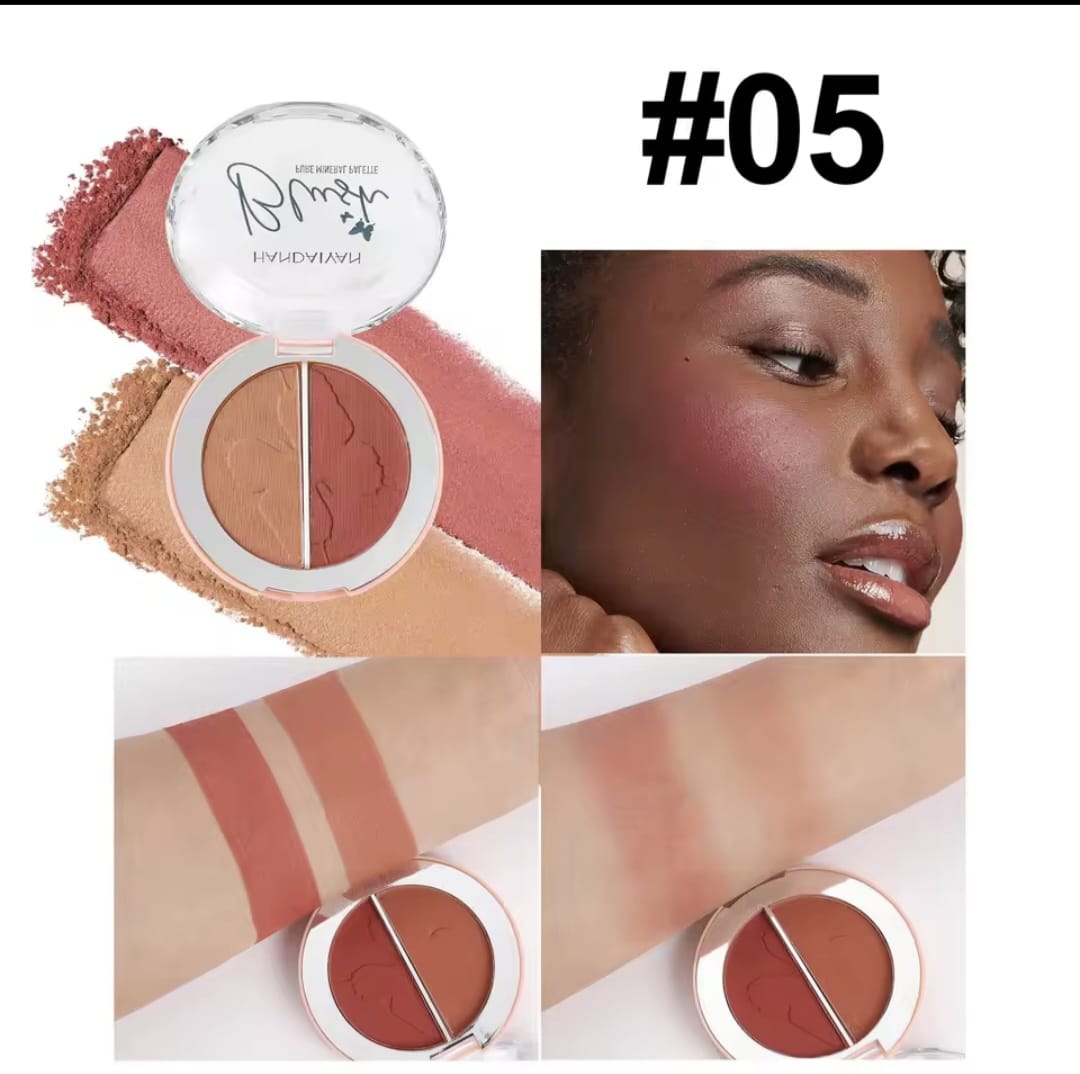 Blush + iluminador compacto