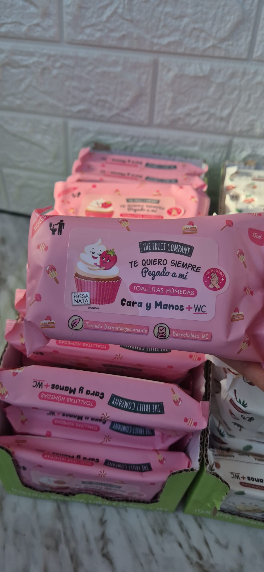 Toallistas Húmedas Cara y Manos +wc The Fruit Company
