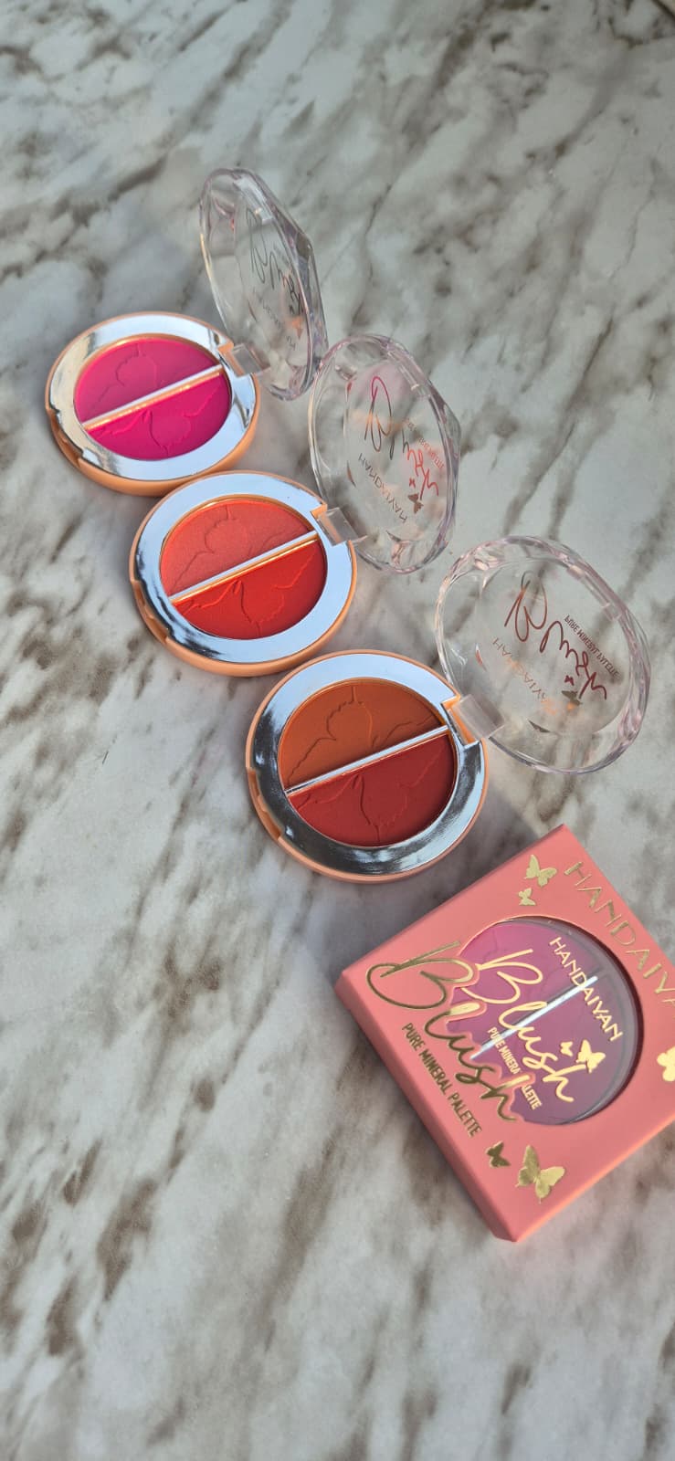 Blush + iluminador compacto