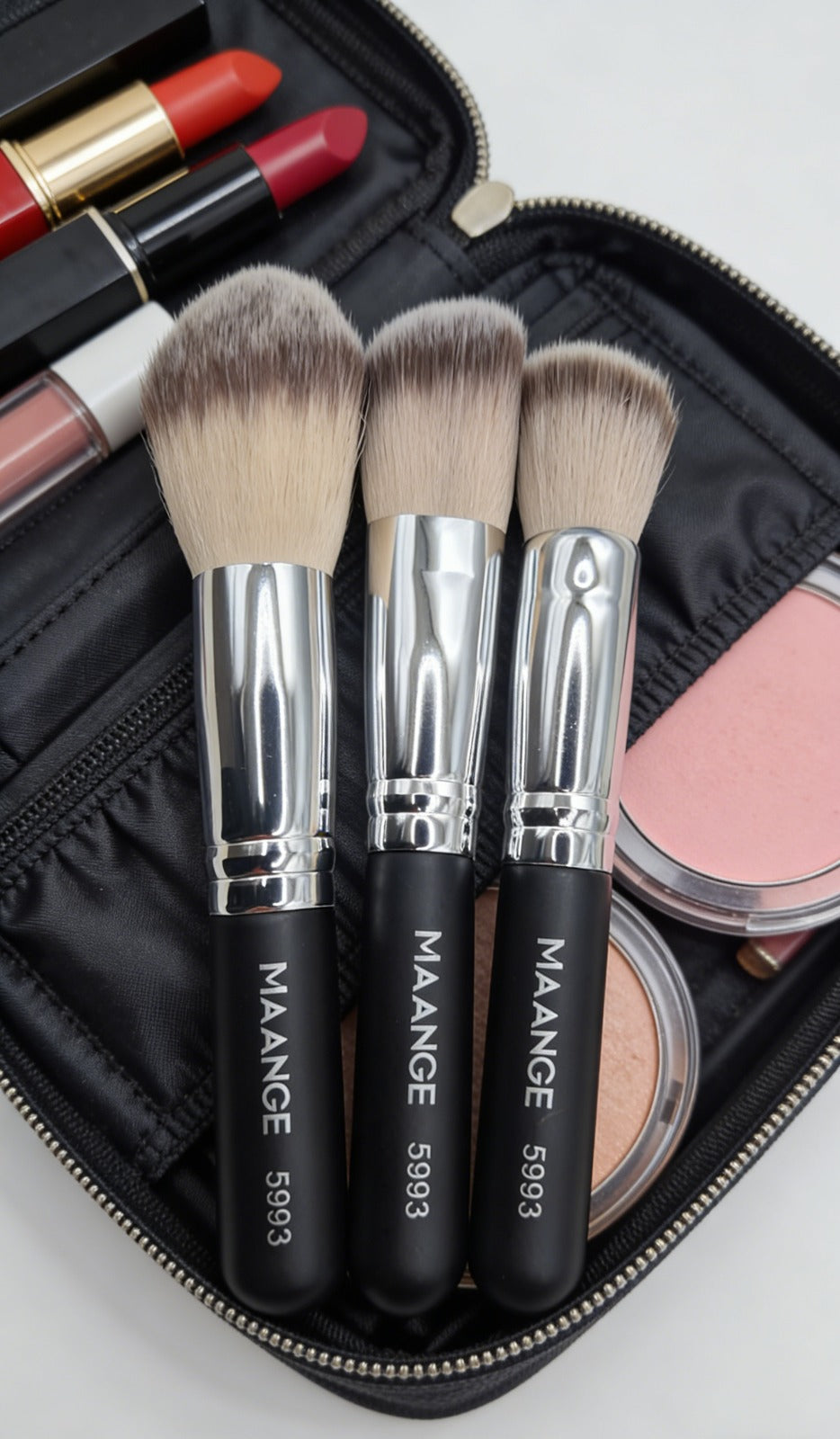 Set 3 Brochas de Maquillaje Profesional
