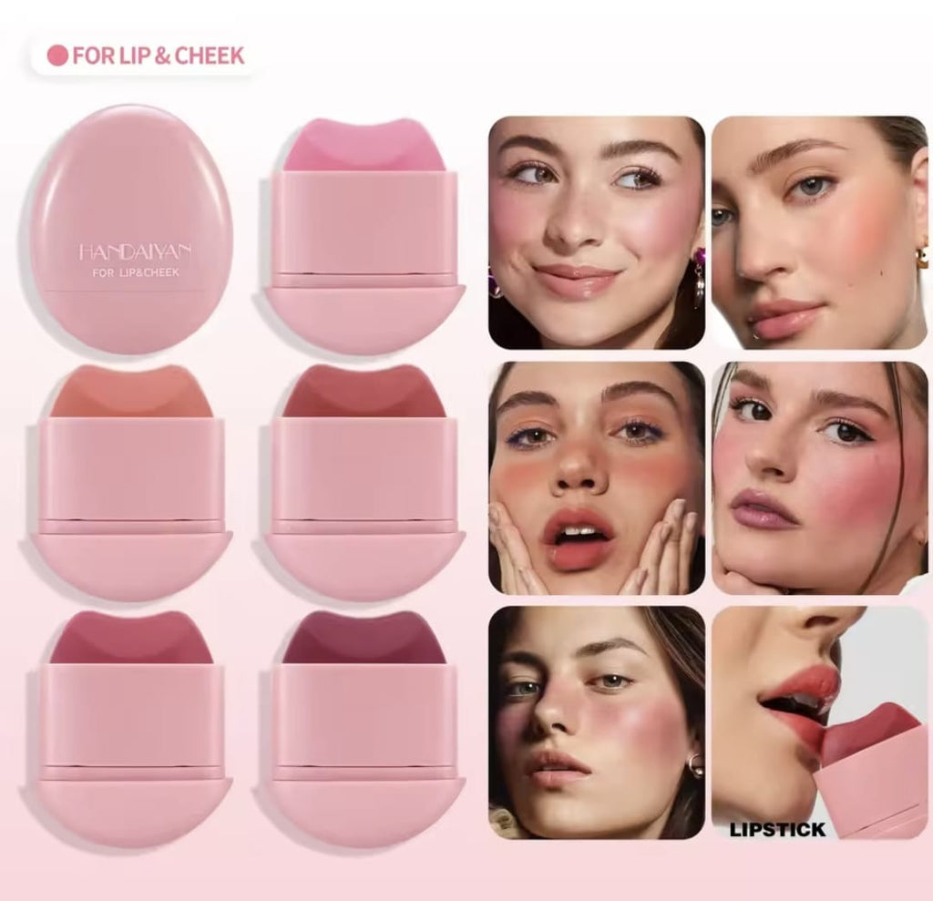Labial y Rubor en Crema 2-en-1 Handaiyan (Efecto Natural)