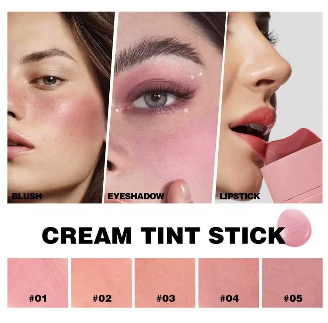 Labial y Rubor en Crema 2-en-1 Handaiyan (Efecto Natural)