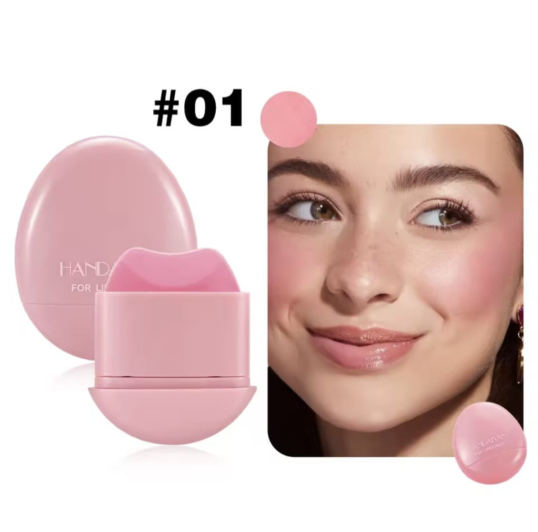 Labial y Rubor en Crema 2-en-1 Handaiyan (Efecto Natural)