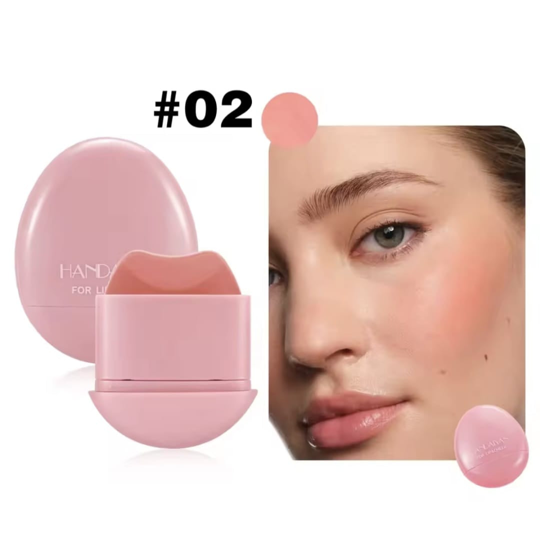 Labial y Rubor en Crema 2-en-1 Handaiyan (Efecto Natural)