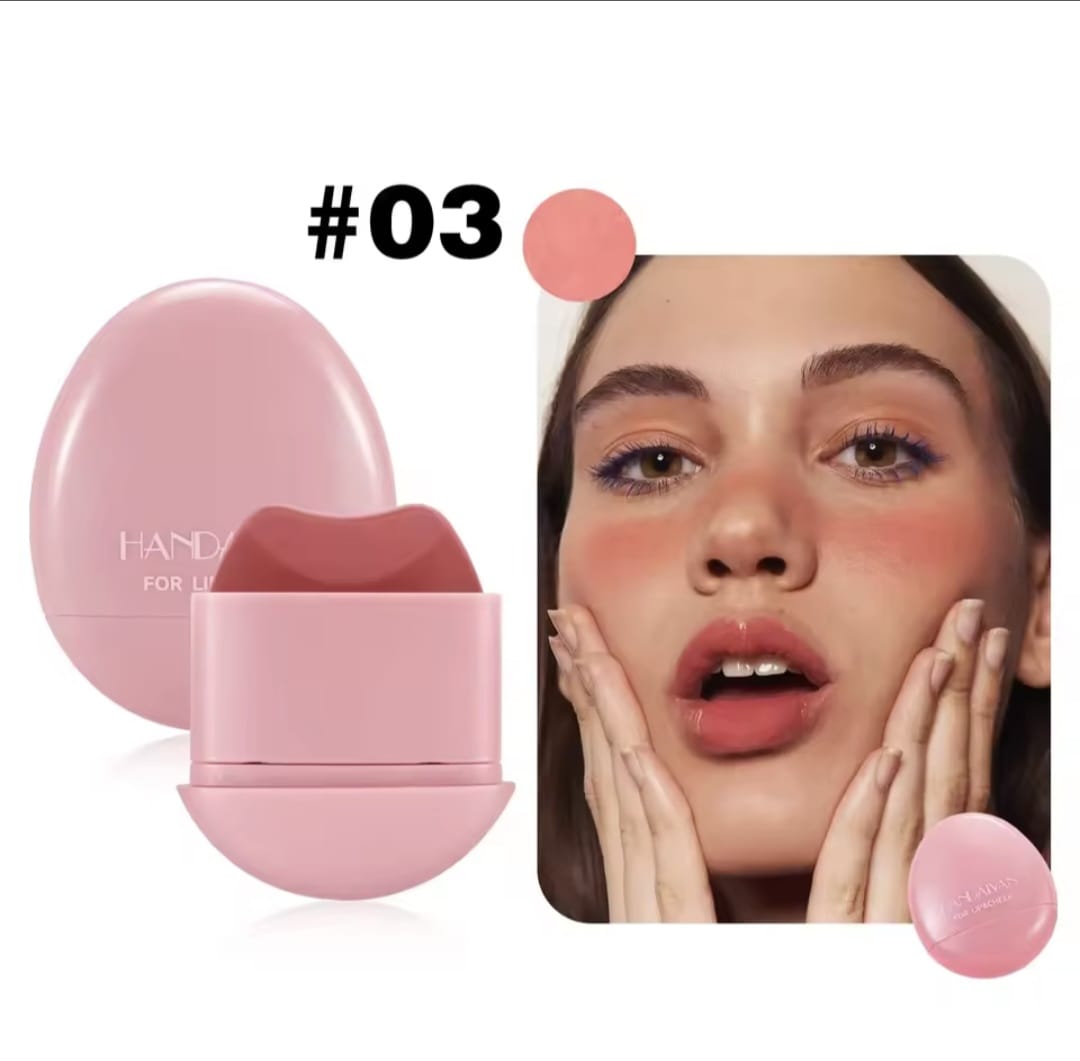 Labial y Rubor en Crema 2-en-1 Handaiyan (Efecto Natural)