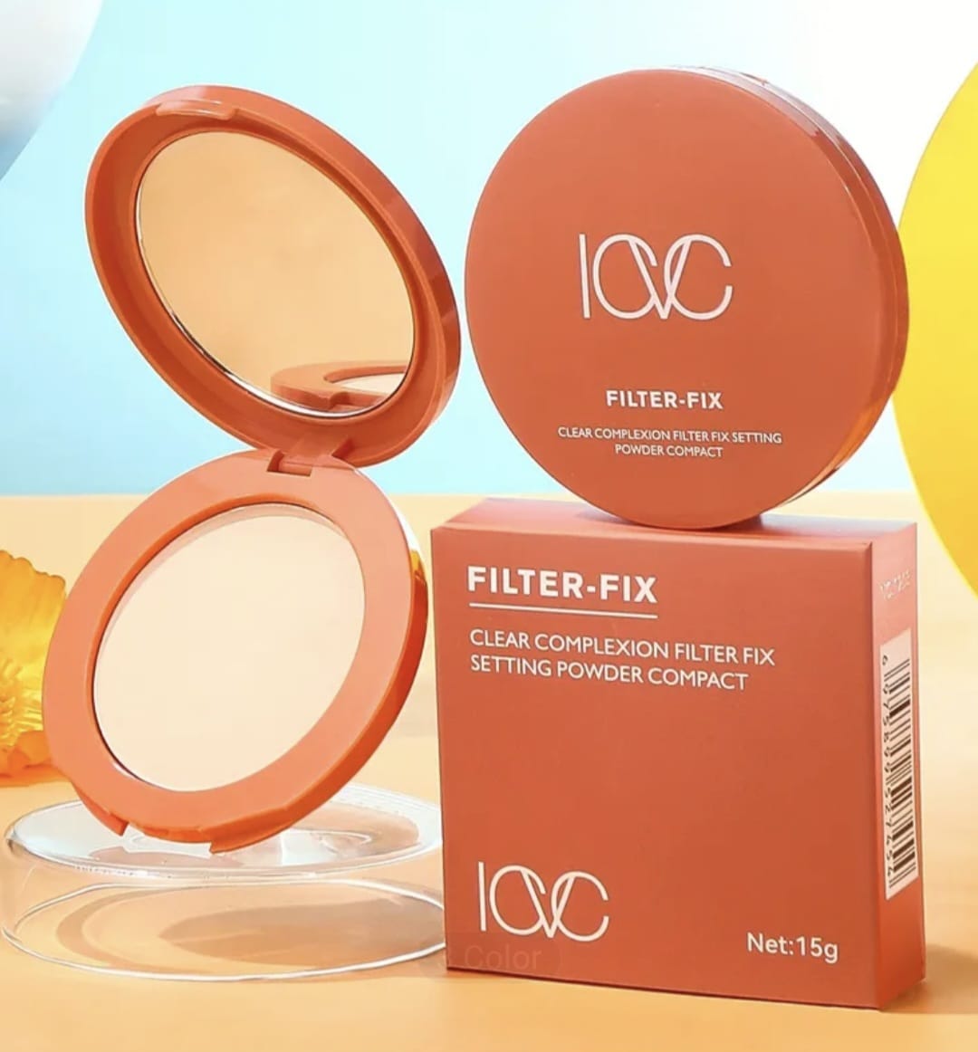 Polvo Compacto Fijador de Larga Duración ICVC