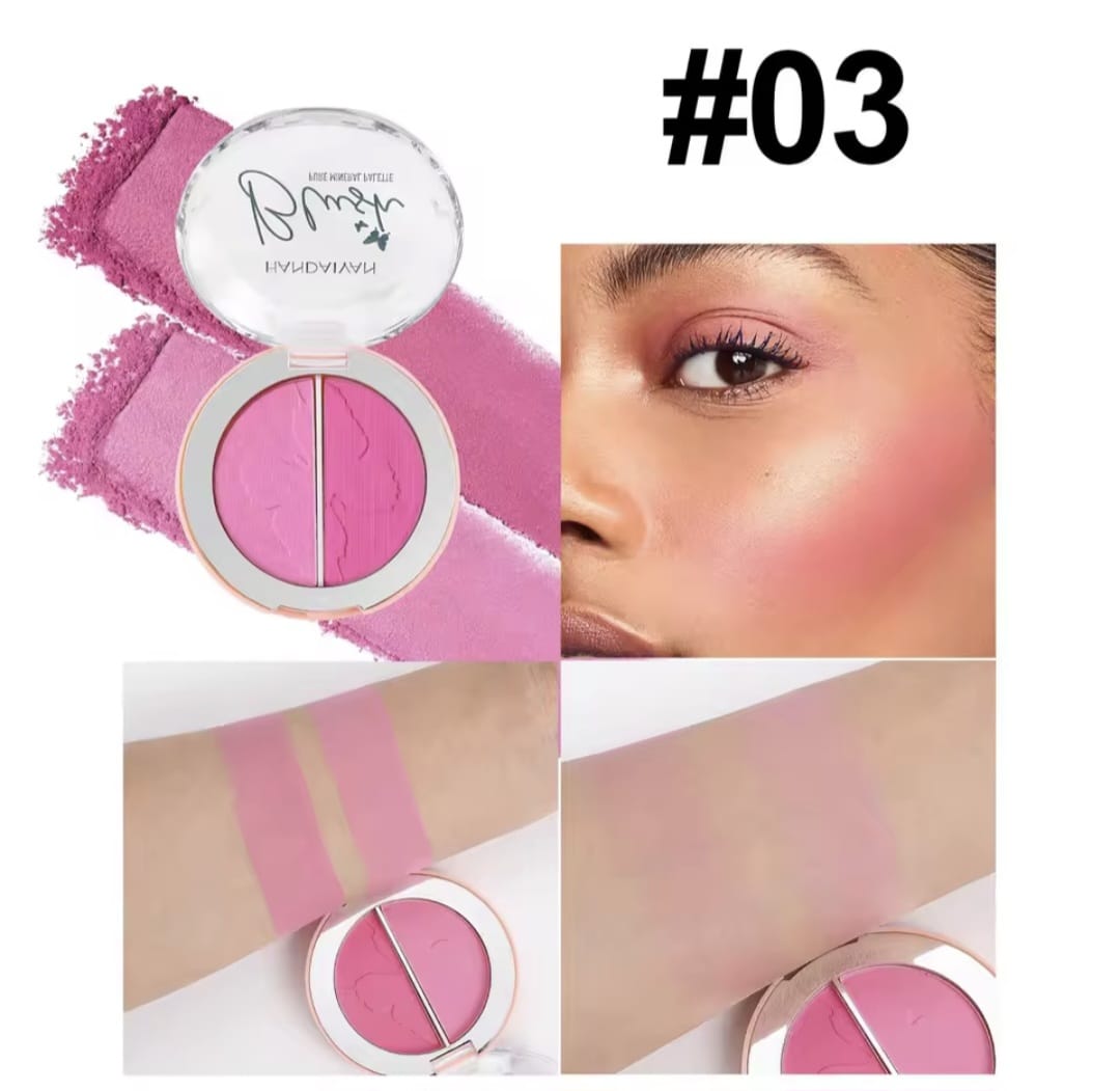Blush + iluminador compacto