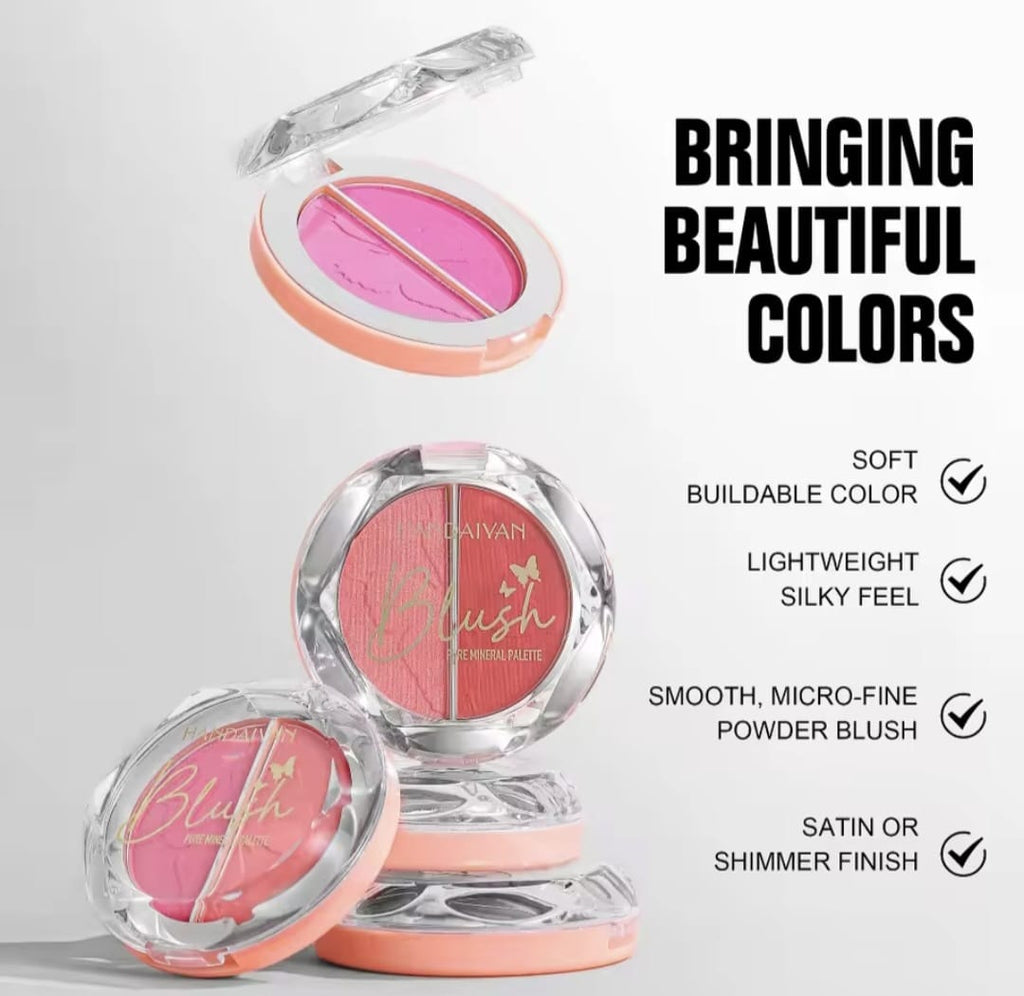 Blush + iluminador compacto