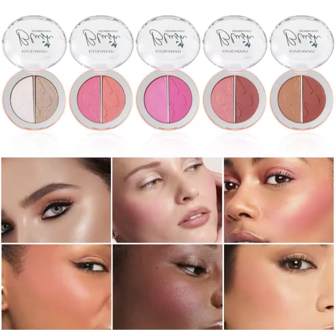 Blush + iluminador compacto