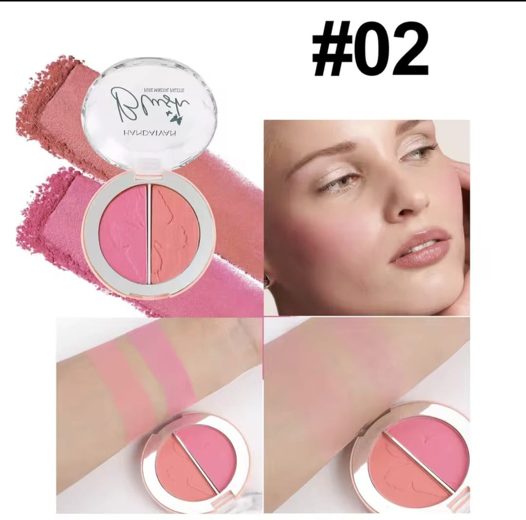 Blush + iluminador compacto