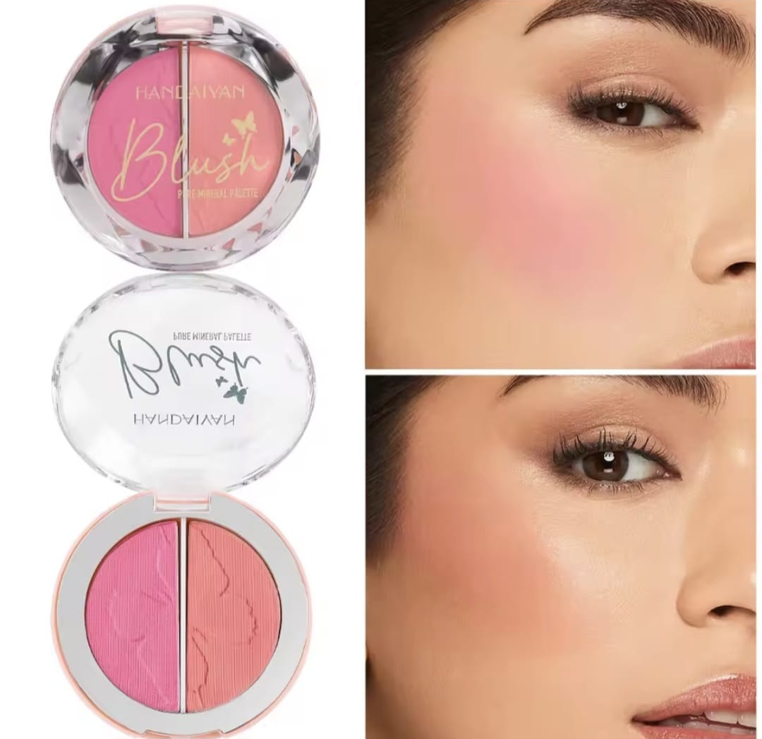 Blush + iluminador compacto