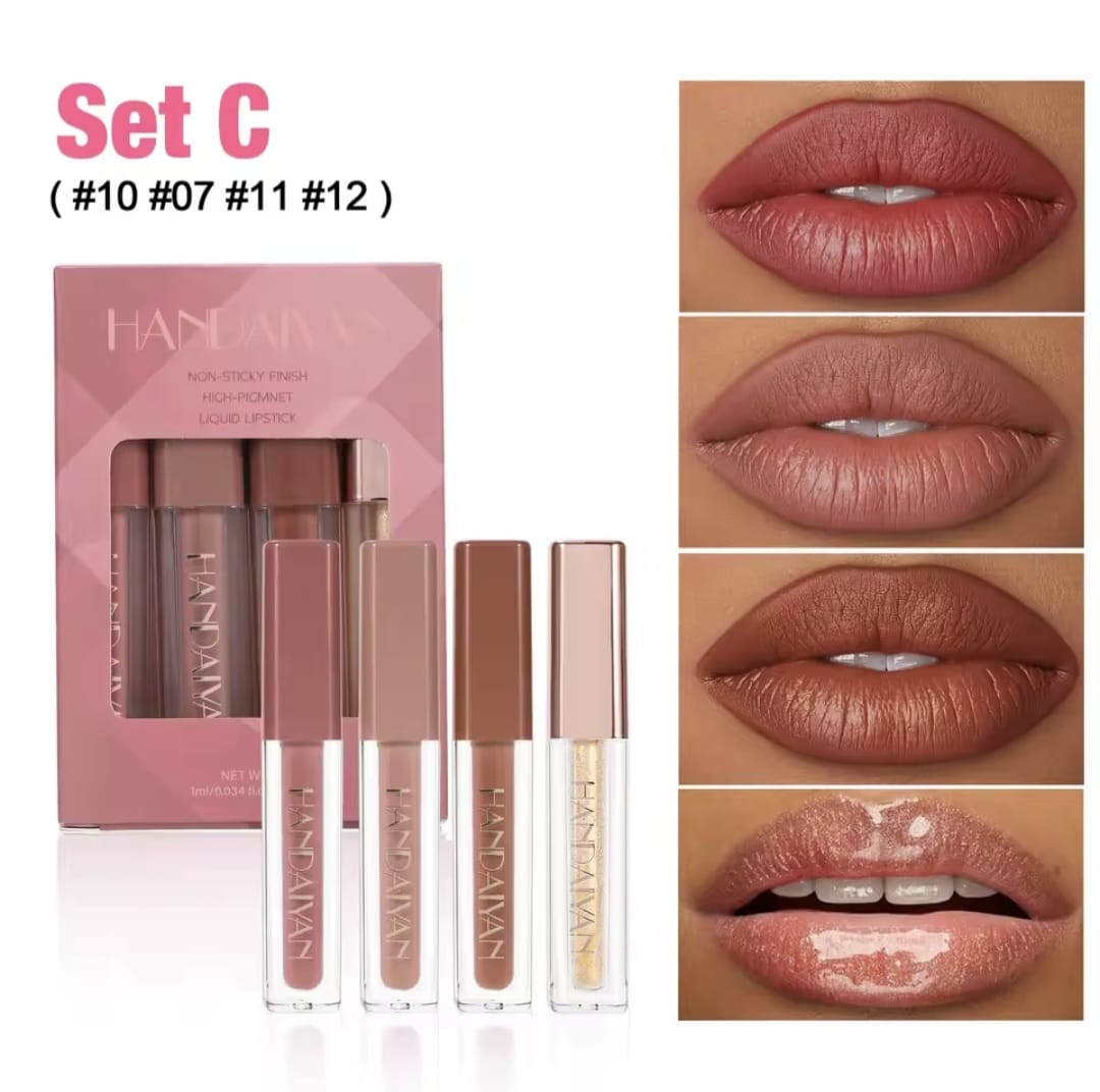 Mini Set de Labiales Mate Handaiyan