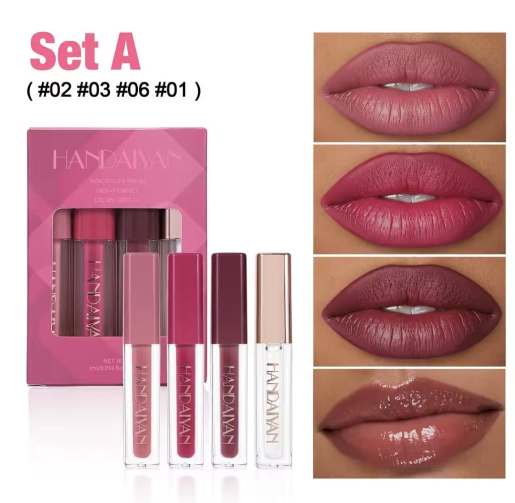 Mini Set de Labiales Mate Handaiyan